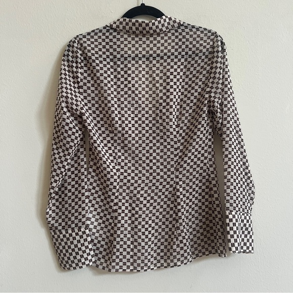 Abercrombie & Fitch Long-Sleeve Sheer Top - Picture 4 of 4